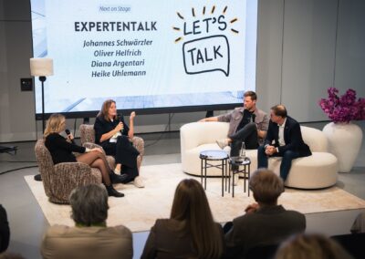 Expertentalk mit Johannes Schwärzler, Oliver Helfrich, Diana Argentari und Heike Uhlemann