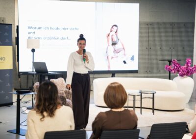Meike Baier im Workshop „Scale Without Burnout“